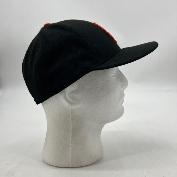 New Era San Francisco Giants Hat Mens 7 1/8 Fitted Black 59Fifty Baseball Cap - Picture 4 of 12